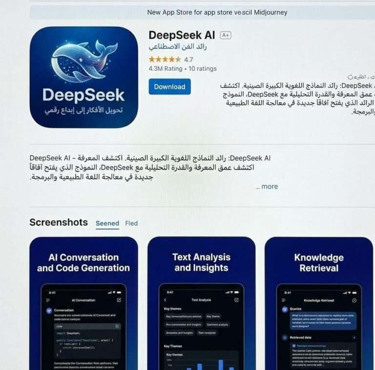 DeepSeek: تعرف على تطبيق الذكاء الاصطناعي ومميزاته وطريقة استخدامه